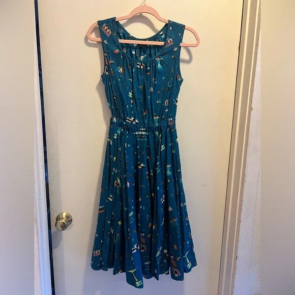 Dapper Day County Fair Popover Dress - Picture 4 of 6
